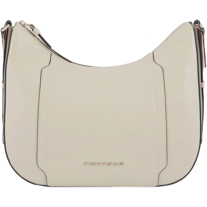 Сумка женская PIQUADRO CIRCLE BD6657W92/BECU бежевая/кофейная натуральная кожа